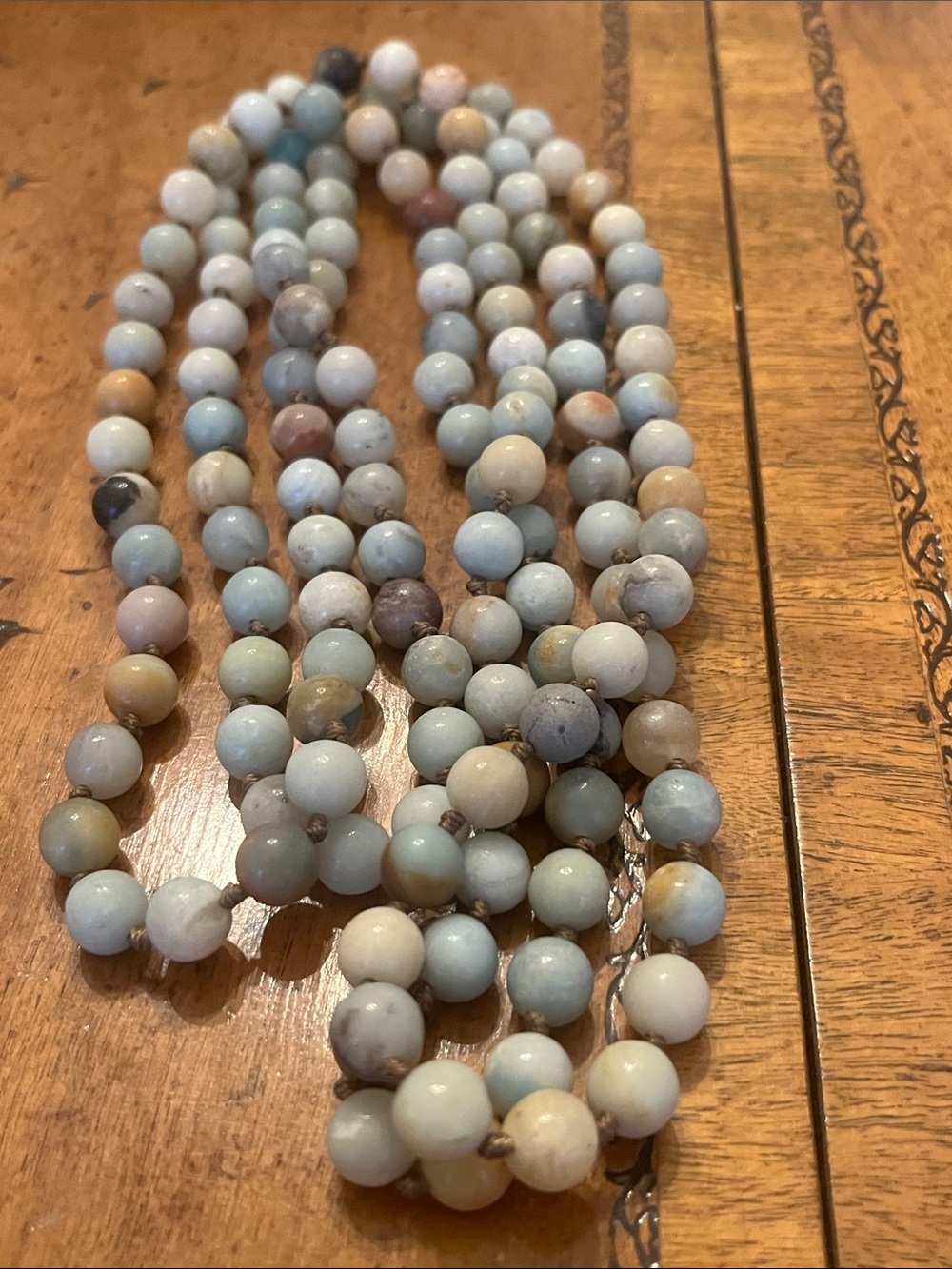 Natural Amazonite Round Multicolored 58in